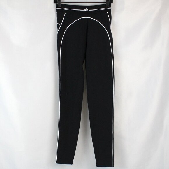 Alo Yoga Airbrush High-Waist Heart Throb Legging in Black/White Size Large - NWT - Picture 3 of 9